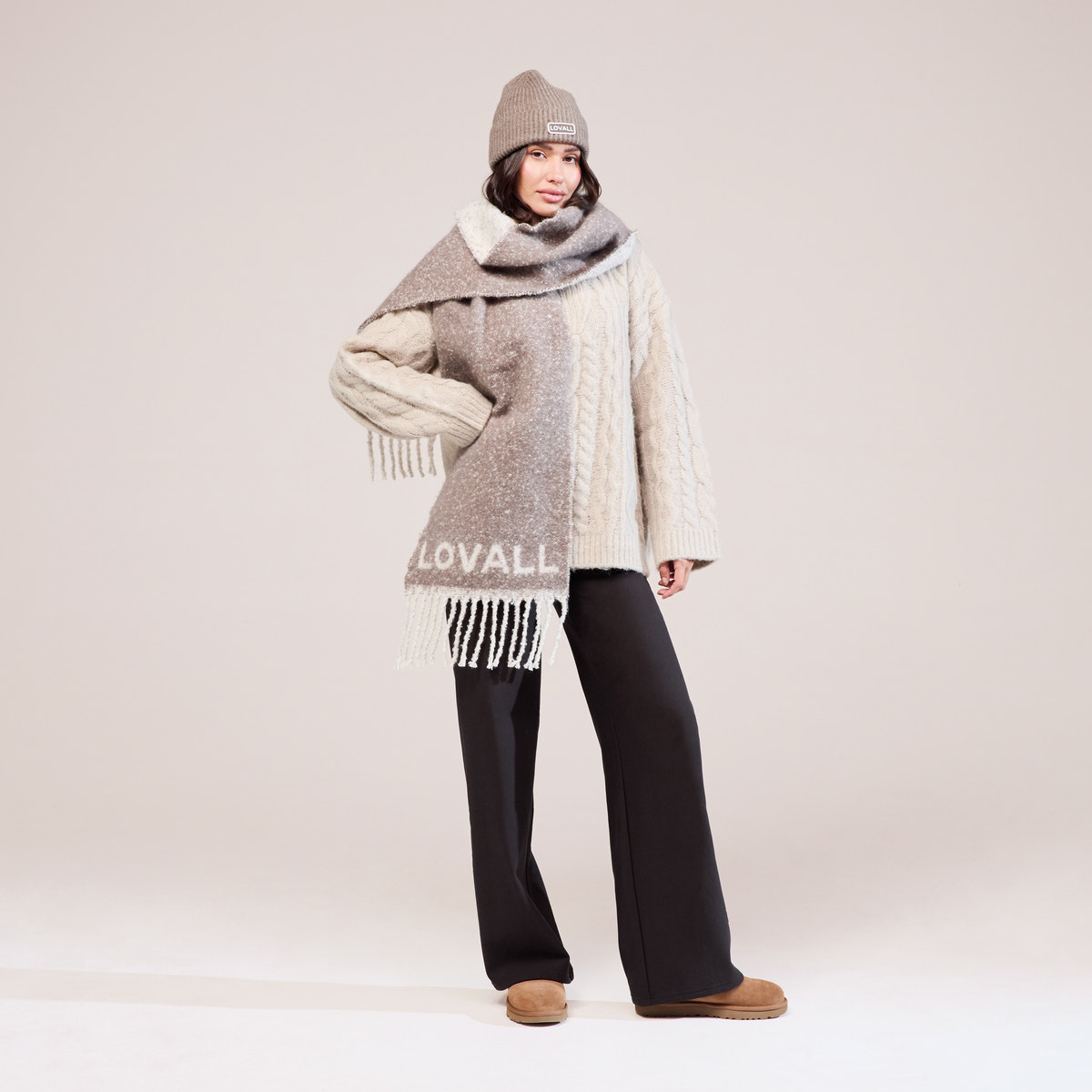 Woven Scarf - Mocha