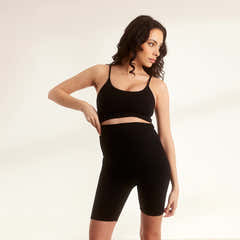 Maternity Lightweight Everyday Cycling Shorts - Black