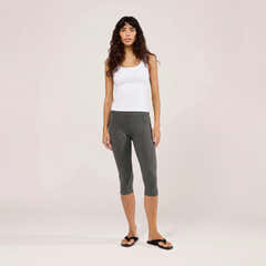 Capri Lightweight Leggings - Dark Grey