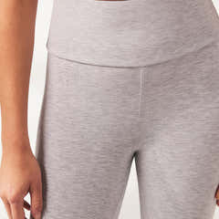 Capri Lightweight Leggings - Light Grey