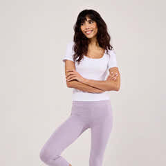 Capri Lightweight Leggings - Mauve