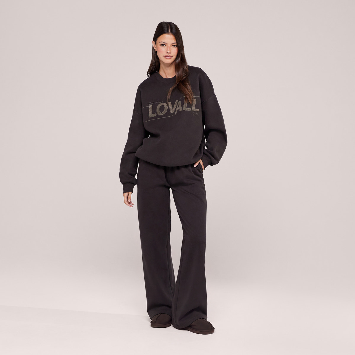 Heavyweight Oversized Sweatshirt Collective - Black Coffee