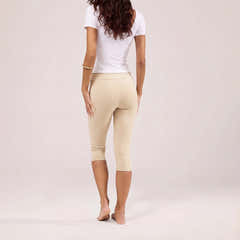 Capri Lightweight Leggings - Natural Beige
