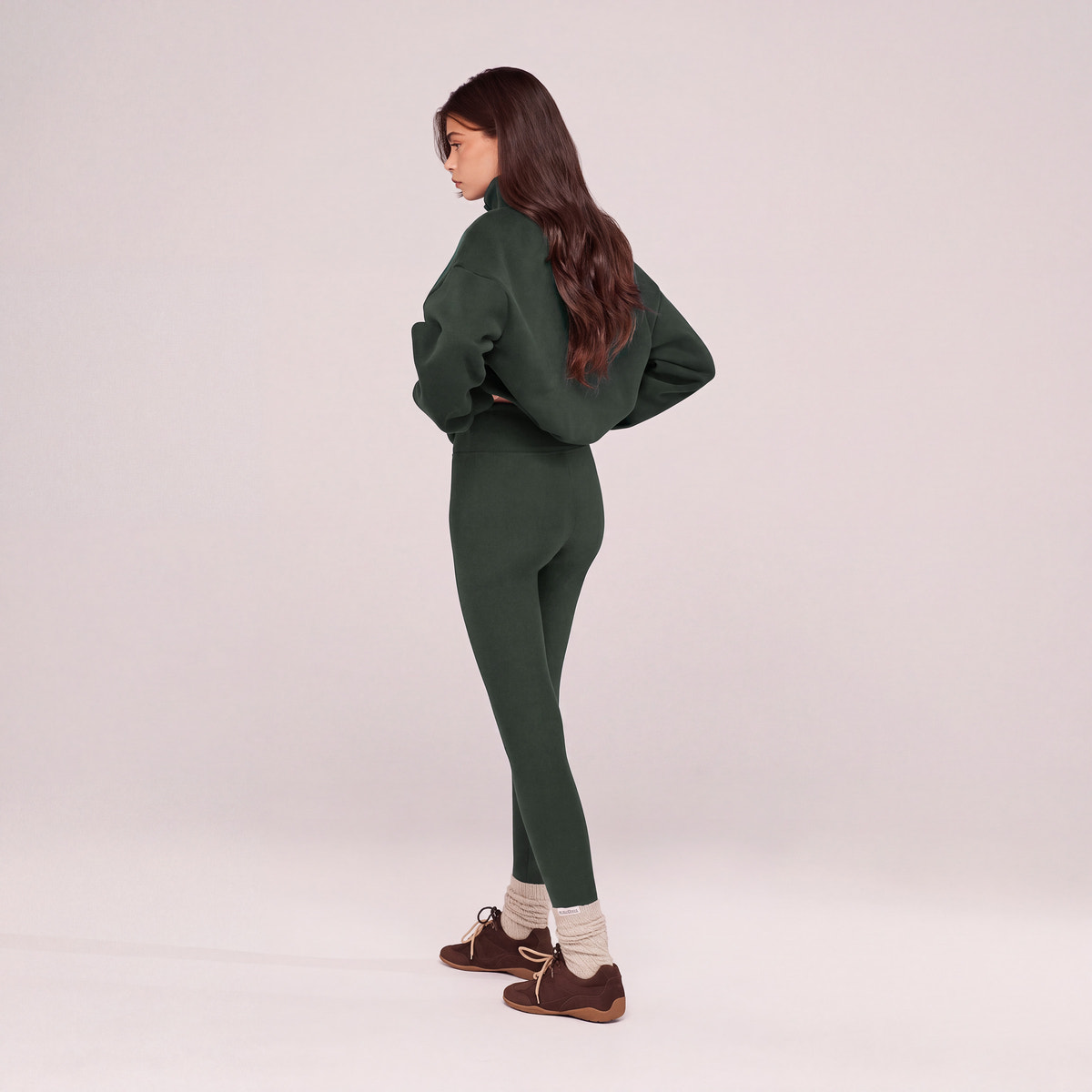 Winter Everyday Fleece-Lined Leggings - Pine