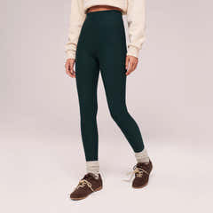 Winter Everyday Fleece-Lined Leggings - Deep Forest