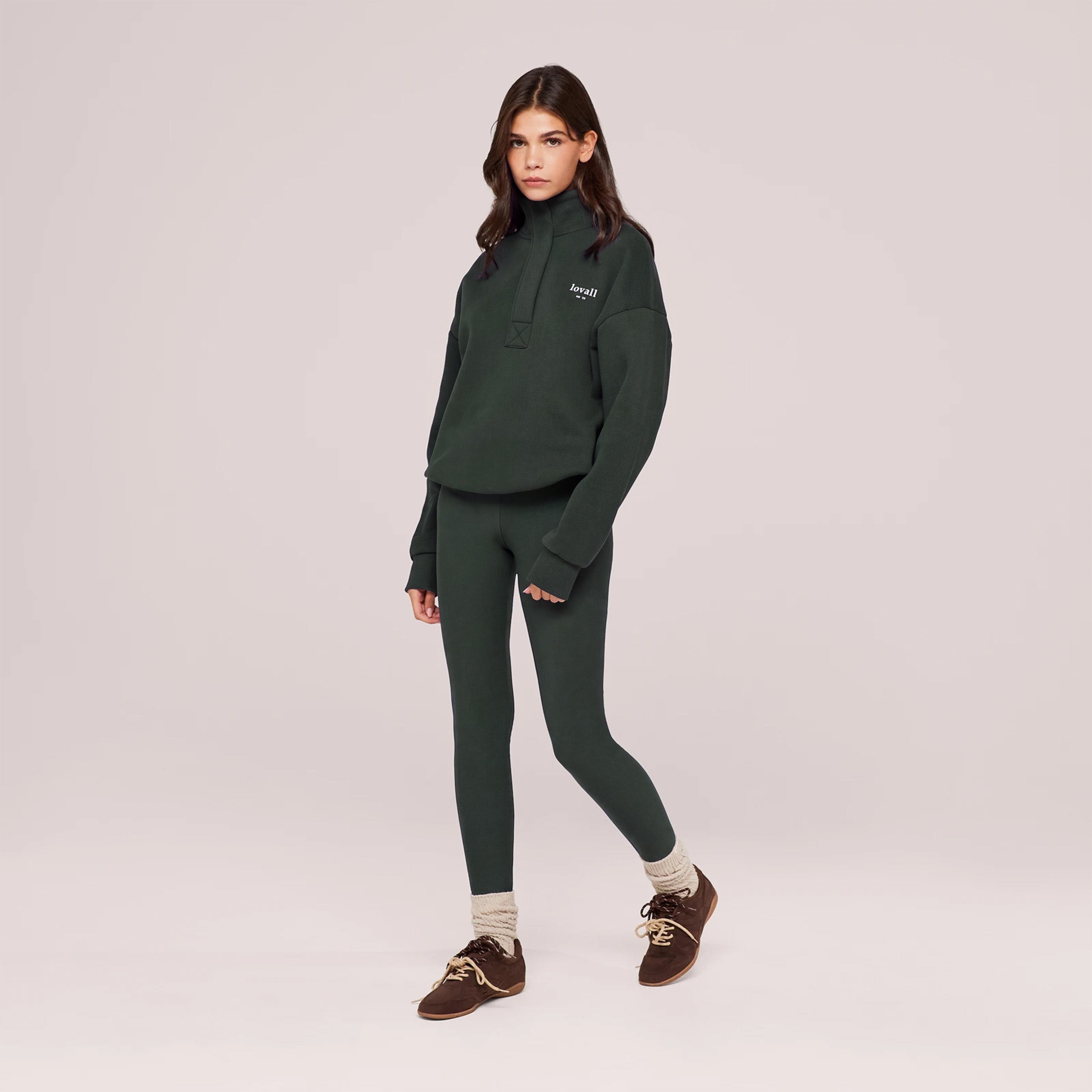Winter Everyday Fleece-Lined Leggings - Pine