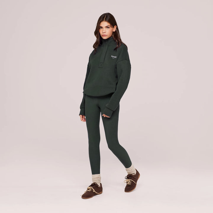 Winter Everyday High Waisted Leggings - Pine