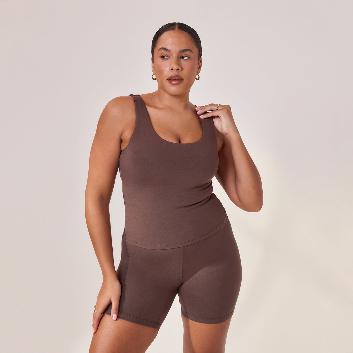 Lightweight Everyday 6 Inch Cycling Shorts - Espresso Brown
