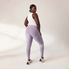 Lightweight Everyday High Waisted Leggings - Mauve