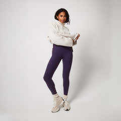 Winter Everyday High Waisted Leggings - Midnight Plum