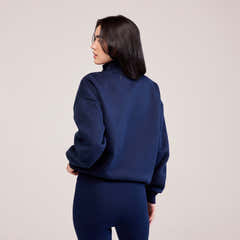 Heavyweight 1/4 Zip Sweatshirt - Navy