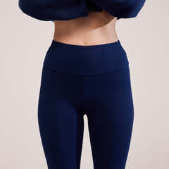 Everyday High Waisted Leggings - Navy Blue