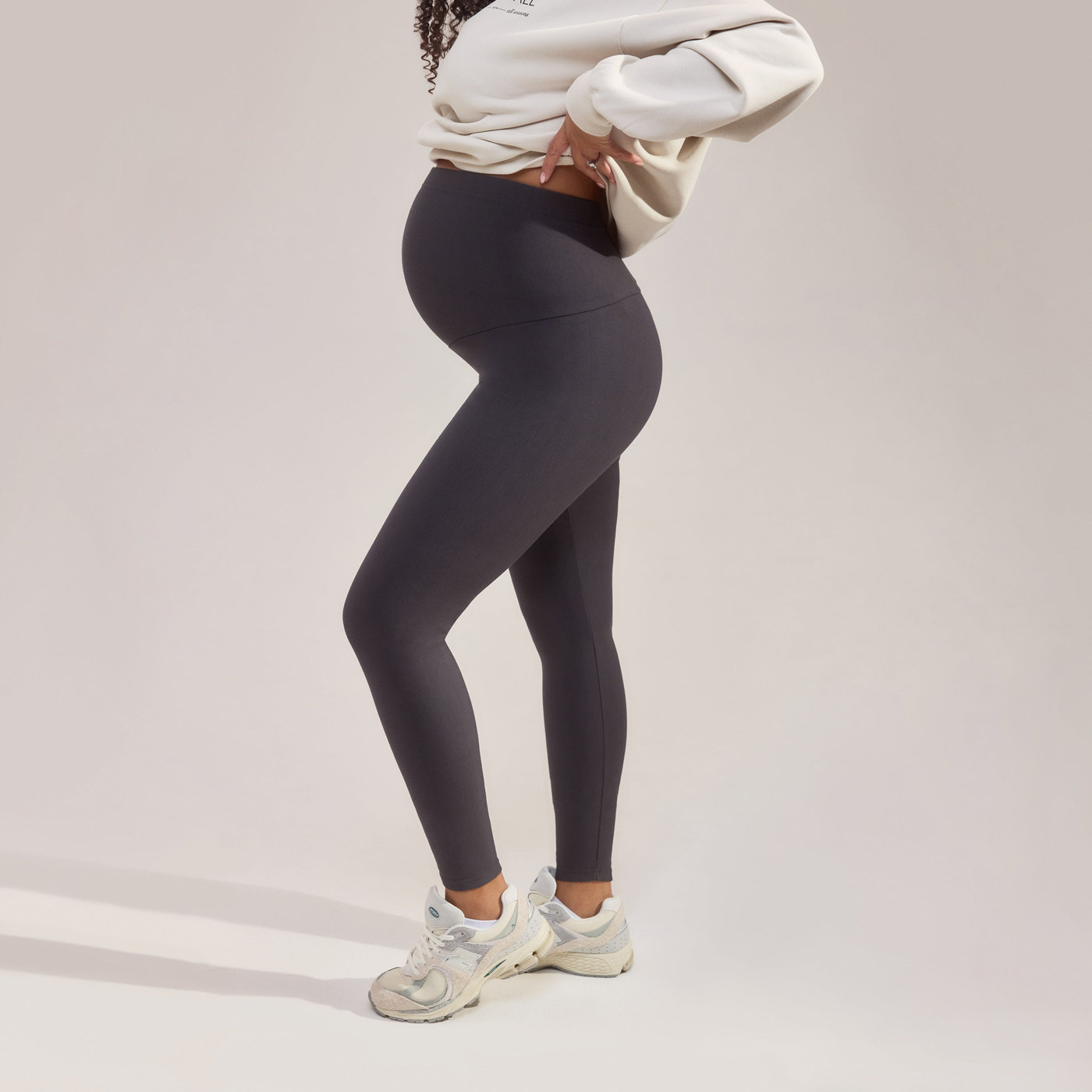 Maternity Winter Everyday Leggings - Dark Grey