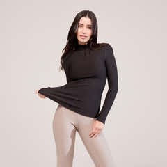 Winter Thermal Top - Black Coffee