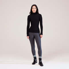 Winter Everyday High Waisted Leggings - Dark Grey