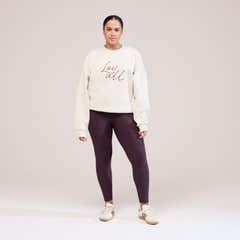 Winter Everyday High Waisted Leggings - Wine