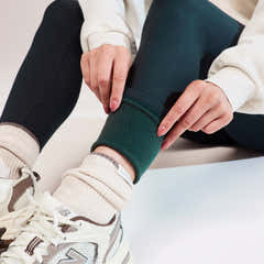 Winter Everyday High Waisted Leggings - Pine
