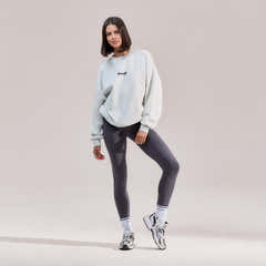 Organic Oversized Sweatshirt Collective - Light Grey Marl