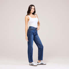Straight Jeans - Dark Blue