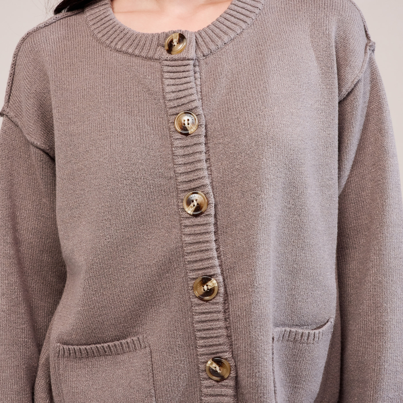 Soft Knit Cardigan - Mocha