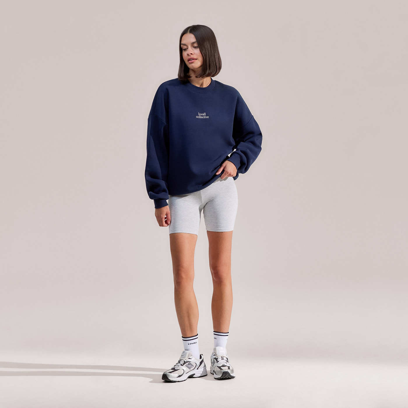 Lightweight Everyday Cycling Shorts - Light Grey Marl