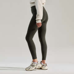Everyday High Waisted Leggings - Pine