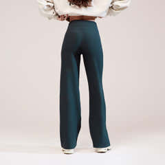 Winter Wide Leg Trousers - Pine