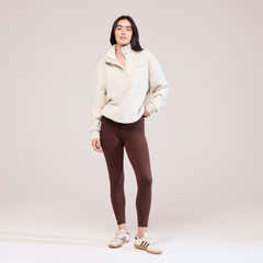 Everyday High Waisted Leggings - Chocolate Brown