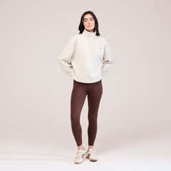 Everyday High Waisted Leggings - Chocolate Brown
