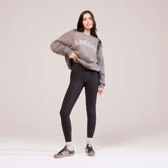 Winter Everyday High Waisted Leggings - Black Coffee