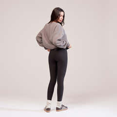 Winter Everyday High Waisted Leggings - Black Coffee