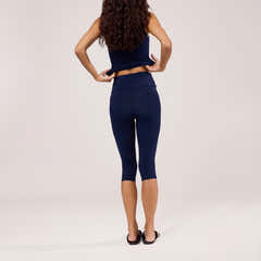 Capri Lightweight Leggings - Navy