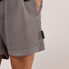 Lightweight Collared Knit Set - Slate Green