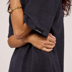 Lightweight Collared Knit Set - Vintage Navy
