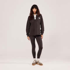Polo Top - Black Coffee