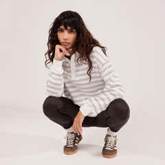 Polo Top - Stone Stripe