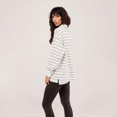 Polo Top - Stone Stripe