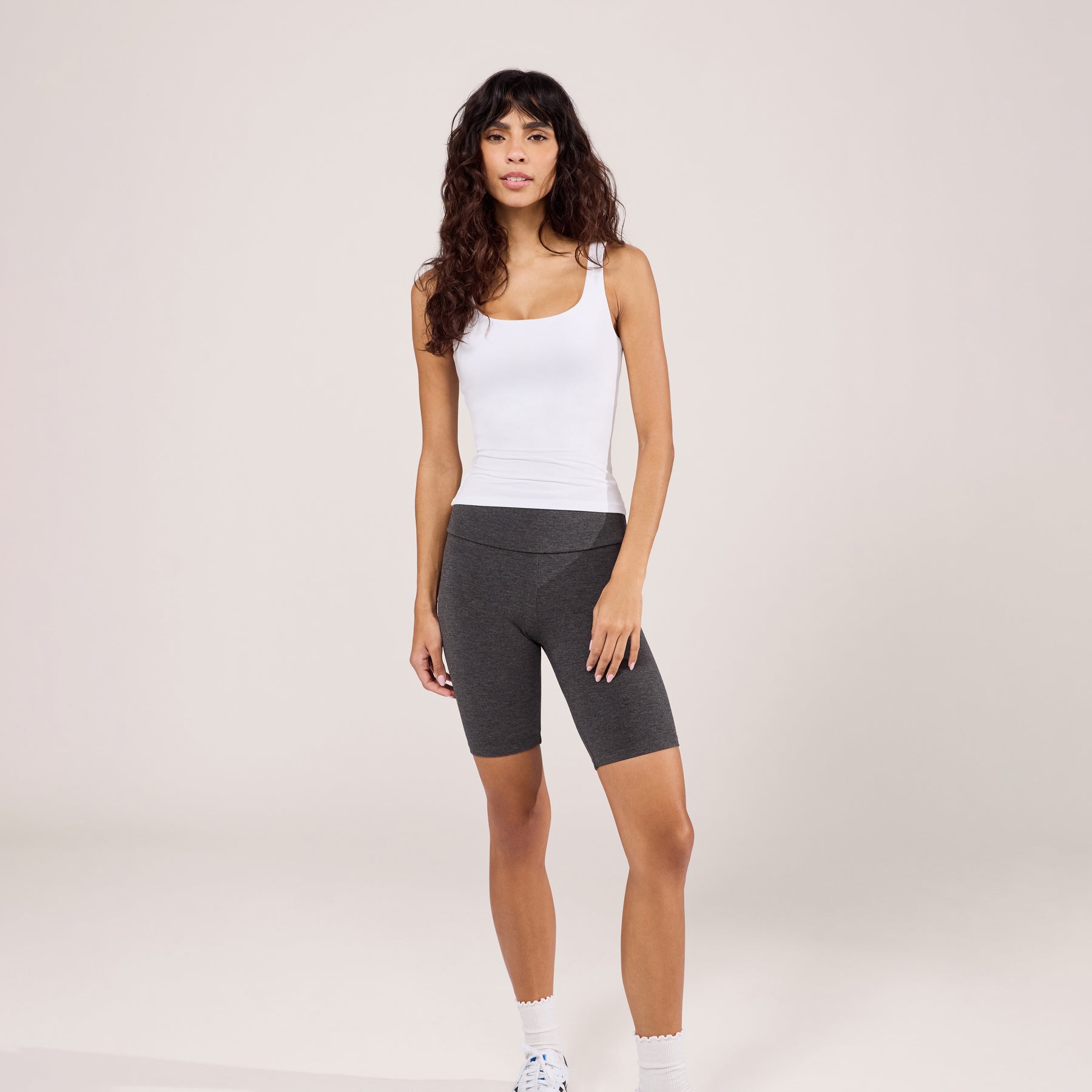 Lightweight Everyday Cycling Shorts - Dark Grey Marl