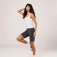 Lightweight Everyday Cycling Shorts - Dark Grey Marl