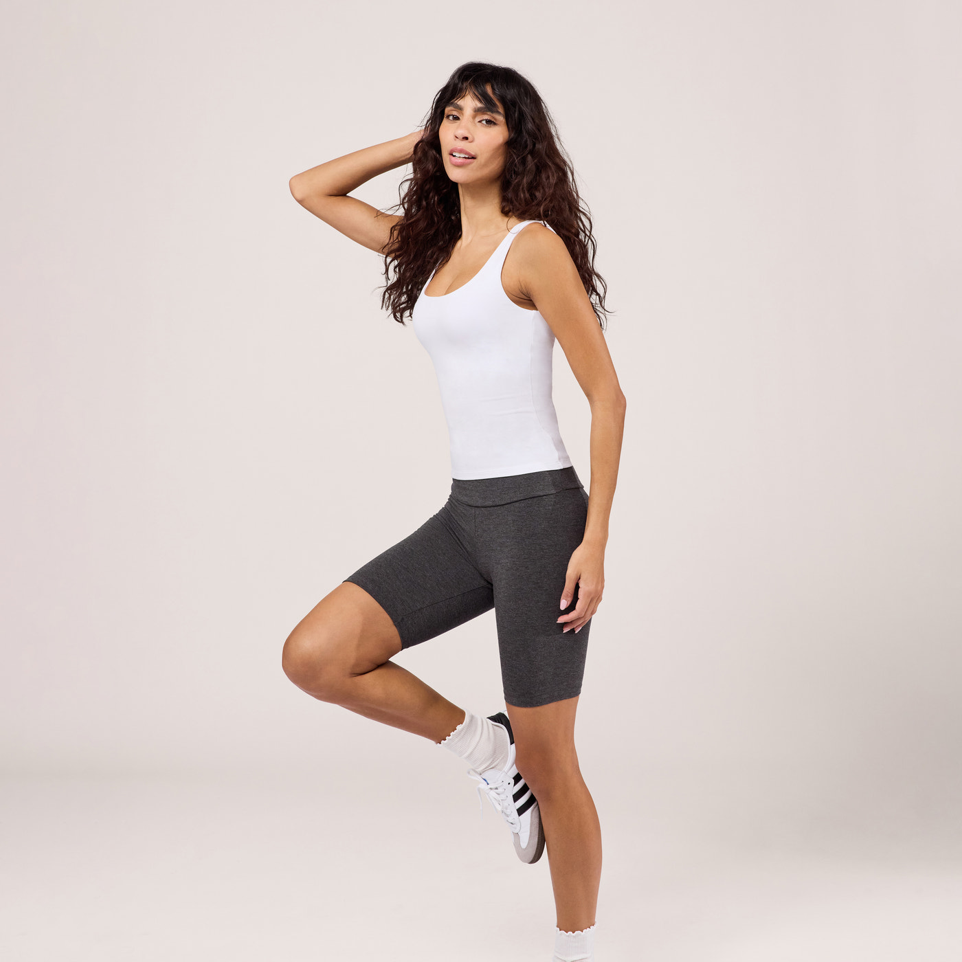 Lightweight Everyday Cycling Shorts - Dark Grey Marl