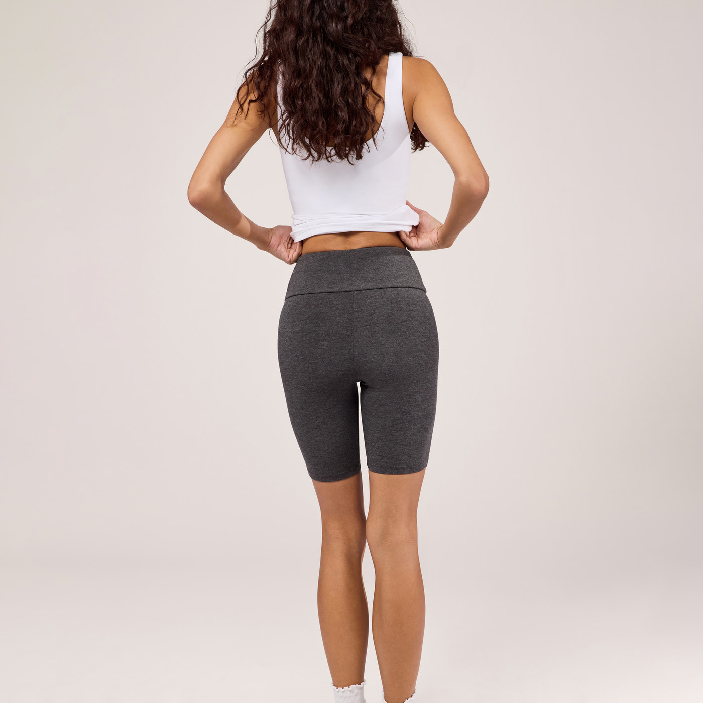 Lightweight Everyday Cycling Shorts - Dark Grey Marl