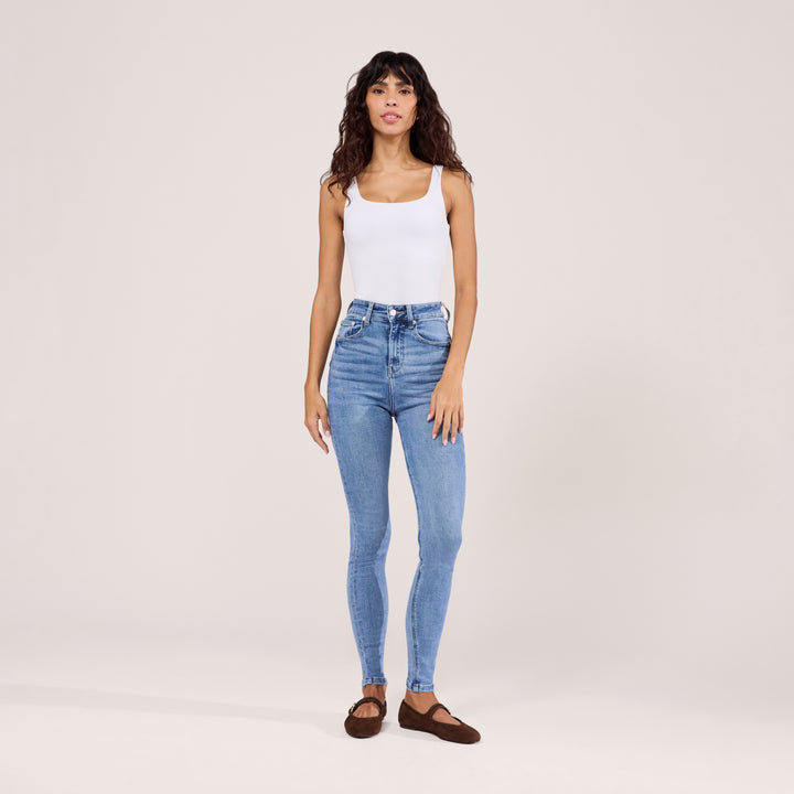 Lift & Shape Jeans - Mid Blue