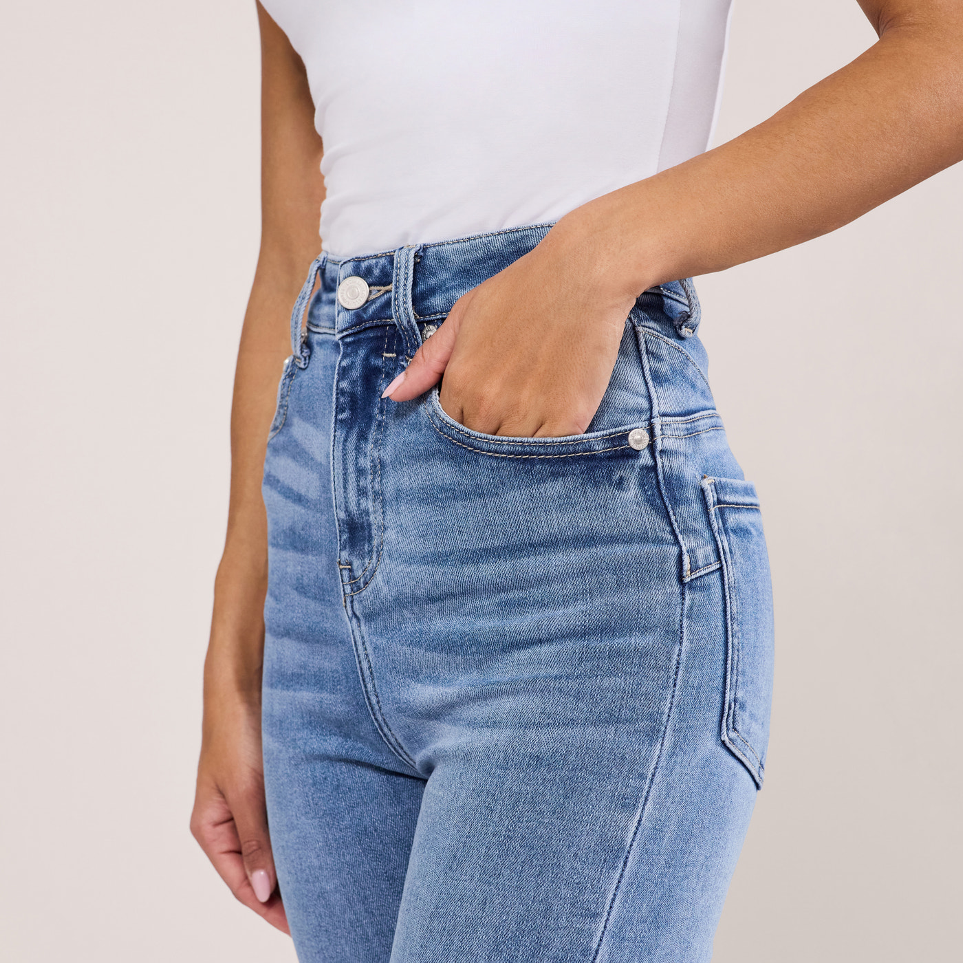 Lift & Shape Jeans - Mid Blue
