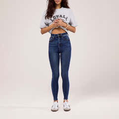 Lift & Shape Jeans - Dark Blue