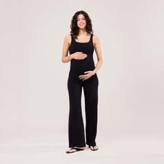 Maternity Lightweight Tank Top - Black