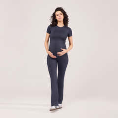 Maternity Ultimate Everyday Flare Leggings - Vintage Navy