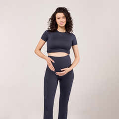 Maternity Ultimate Everyday Flare Leggings - Vintage Navy