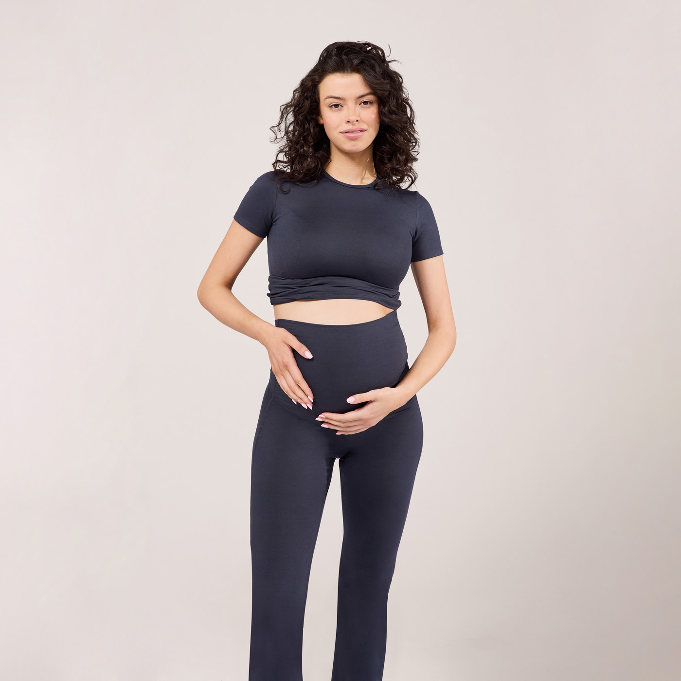 Maternity Ultimate Everyday Flare Leggings - Vintage Navy