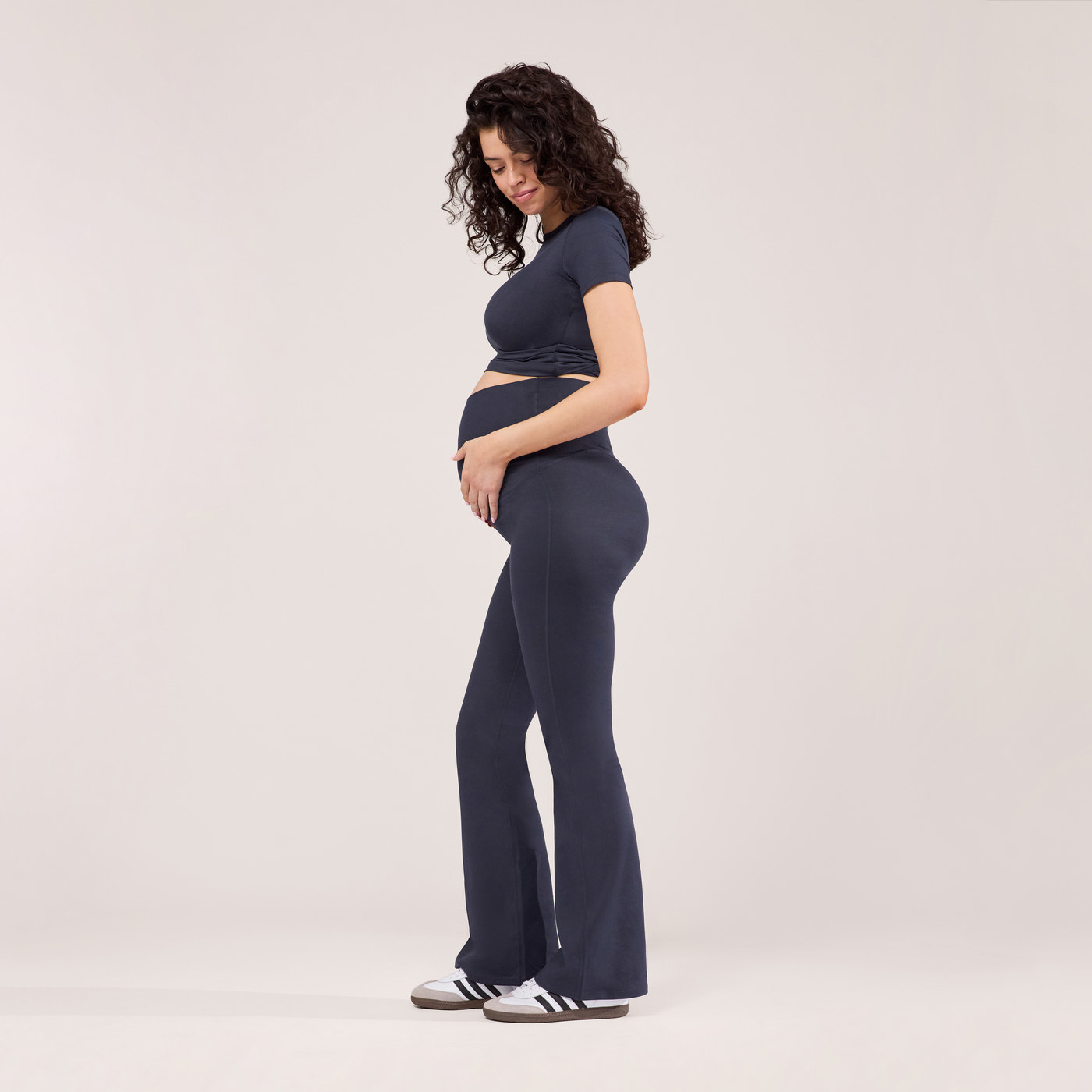 Maternity Ultimate Everyday Flare Leggings - Vintage Navy
