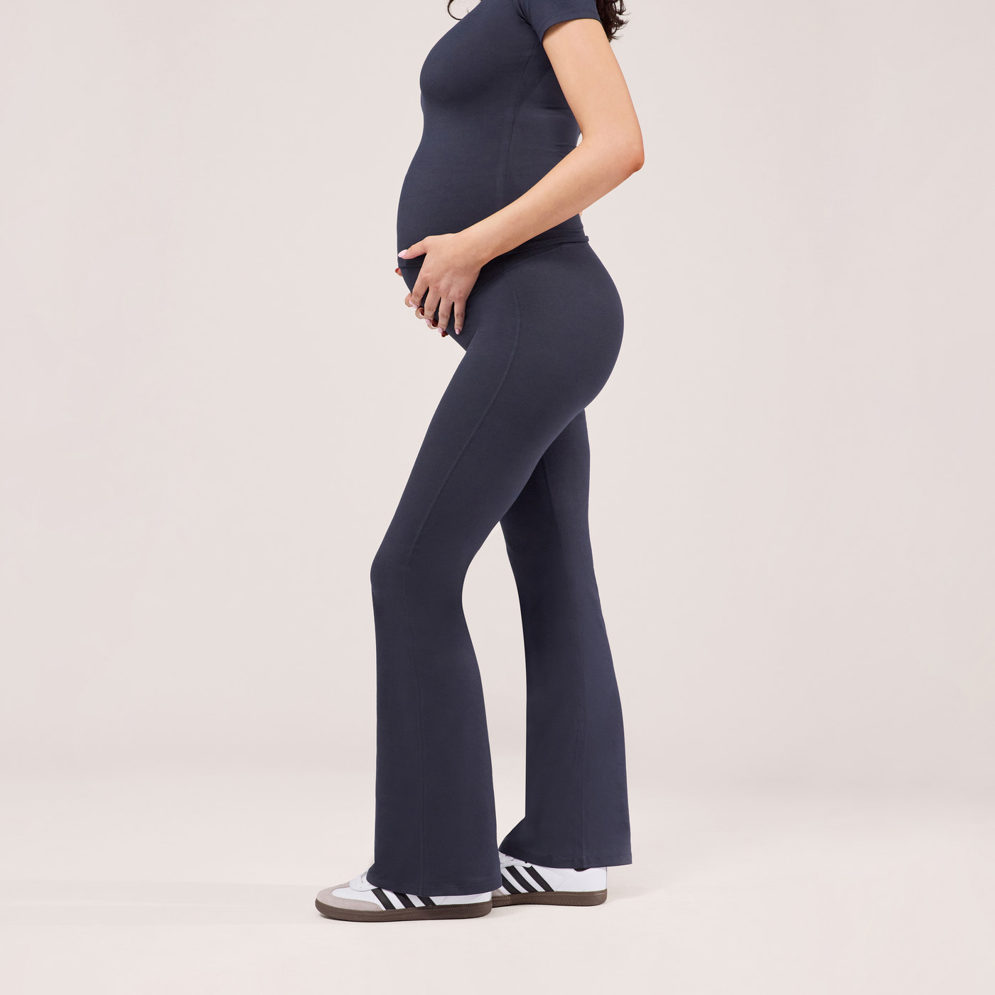 Maternity Ultimate Everyday Flare Leggings - Vintage Navy